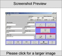 Music Database Screenshot